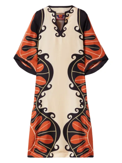 La DoubleJ x Mother The Kaftan dress Neutrals DRE0564SIL001PCF03OR03