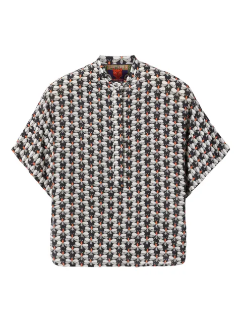 La DoubleJ x Mother Estelle blouse Black SHI0127VIS019PET01BL01