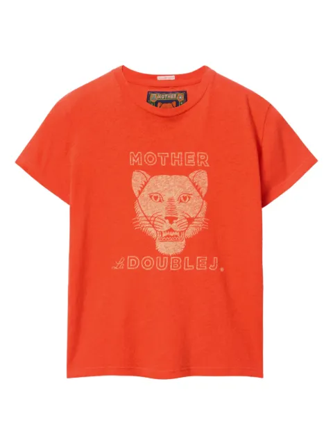 La DoubleJ x Mother The Sinful T-Shirt Orange TSH0063JER059PLA08OR02