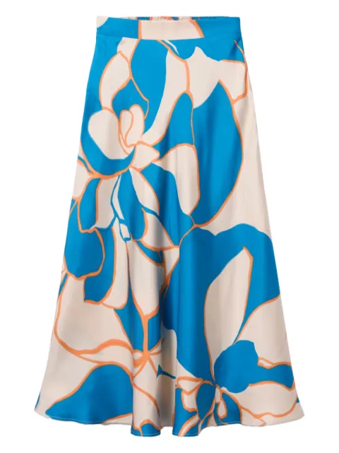 La DoubleJ x Mother Lungomare midi skirt Neutrals SKI0089SIL001MGN01BU05