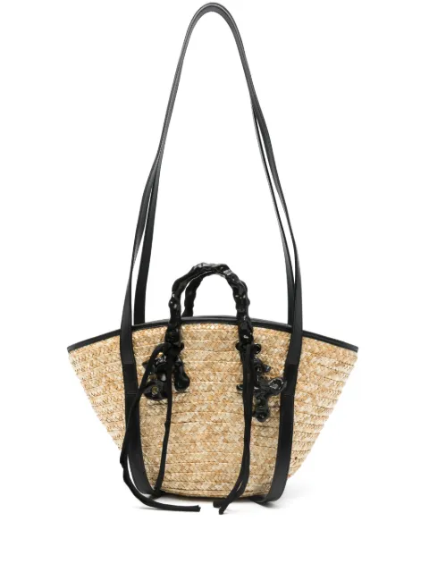 Ottolinger raffia tote bag Neutrals 12890062801