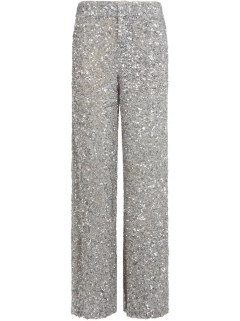 alice + olivia Mame trousers Silver CC411E15106