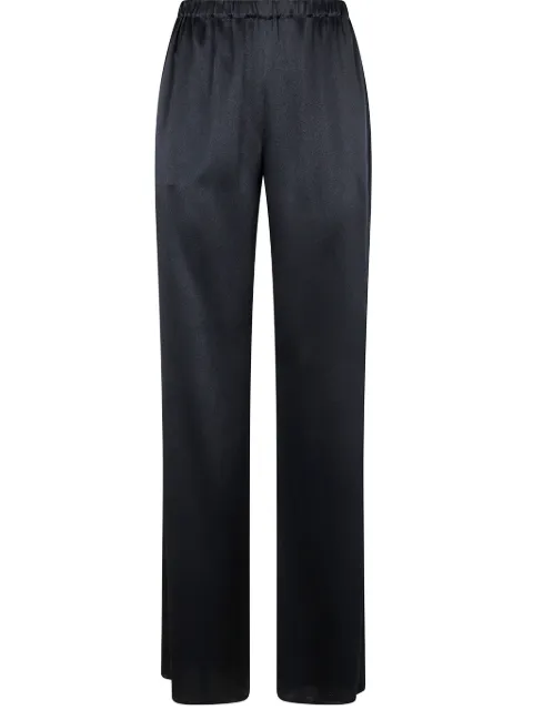 Antonelli satin finish trousers Blue G8277N794