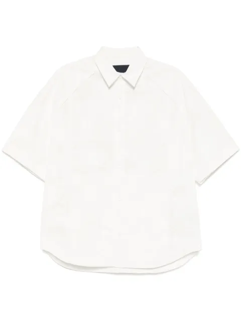 Juun.J logo-embroidered shirt White JC5565P50
