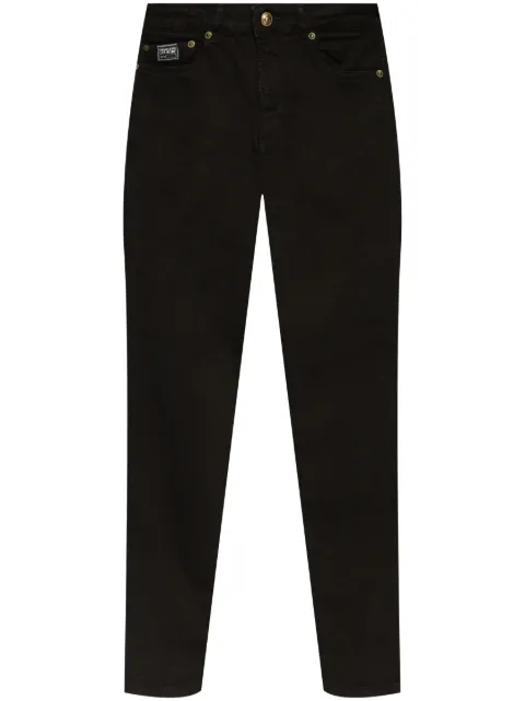 Versace Jeans Couture logo-patch jeans Black 78GAB5D0CDW00