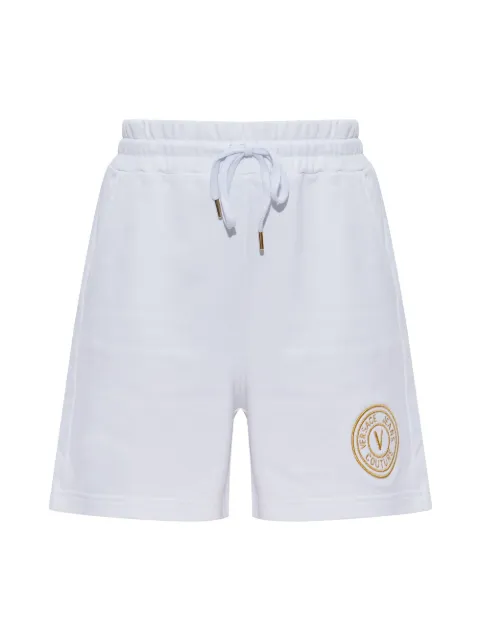Versace Jeans Couture logo-embroidered shorts White 78HADT00CF01T