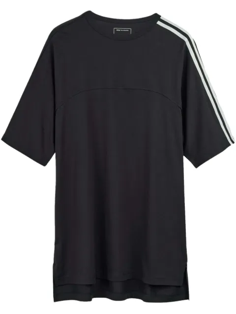 Y-3 x Y-3 striped cotton t-shirt Black JN4986