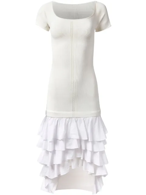 Alejandra Alonso Rojas cotton dress Neutrals K782BVIS