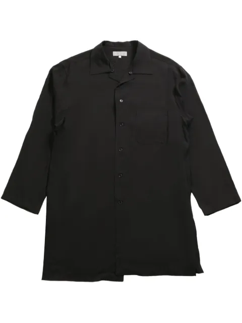 Yohji Yamamoto button-up shirt Black HPB18235