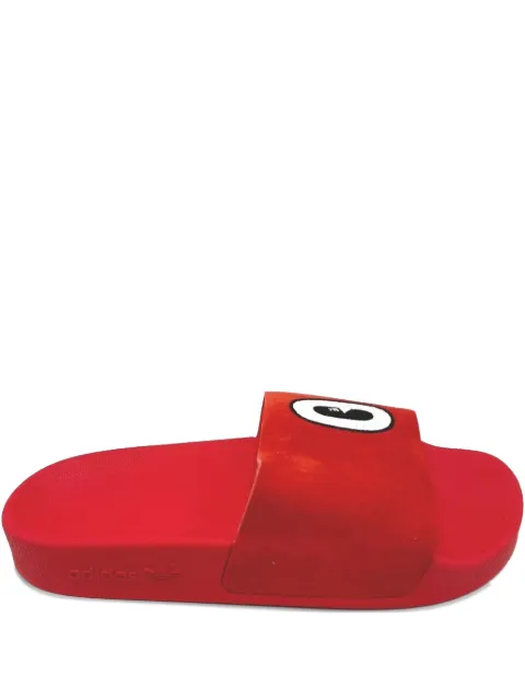 adidas x Hattie Stewart Adilette "Red/White/Core Black" slides Red CM8412
