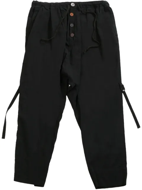 Undercover cropped tapered trousers Black UC1E4503