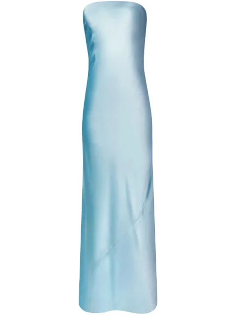 Alejandra Alonso Rojas silk dress Blue D780EHCH