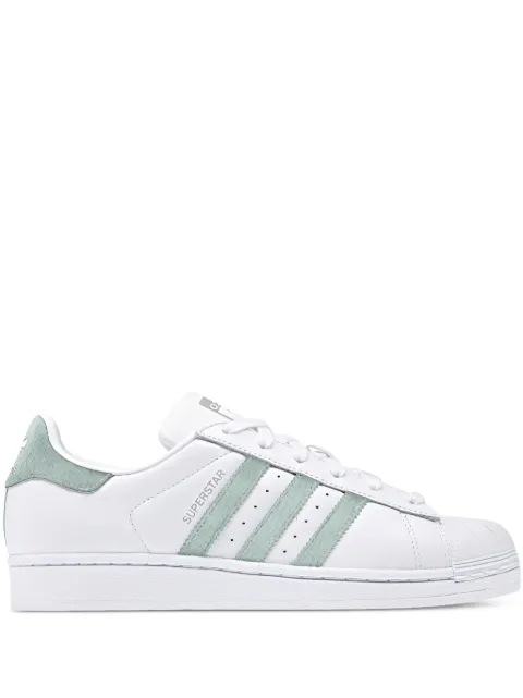 adidas Superstar "White/Ash Green/Silver Metallic" sneakers White B41509
