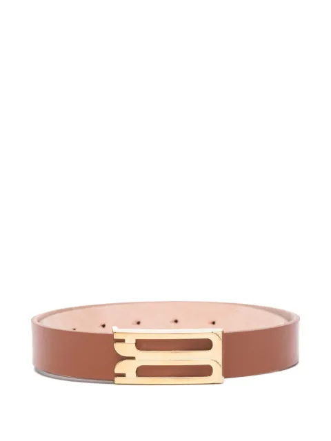 Victoria Beckham Regular B Buckle belt Brown 1324ABL005955A