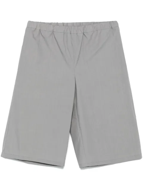 Rier waxed poplin shorts Grey TRS26