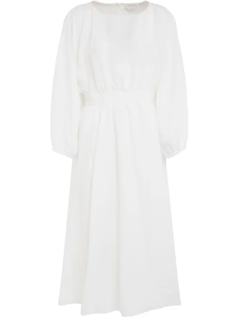 Gabriela Hearst Ahmose linen midi dress White 3254287LA003