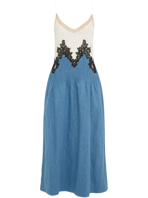 Gabriela Hearst Althea midi dress Blue 3254282T120W02