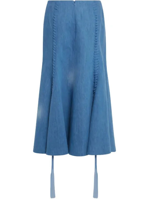 Gabriela Hearst Dion skirt Blue 3253045T120W02