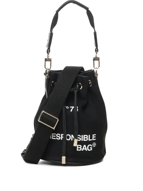 V°73 Responsibility bucket bag Black 73BS6AF12RESPONSIBILITYBIS