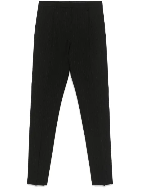 Lardini pinstriped trousers Black ESMALIESAM64551