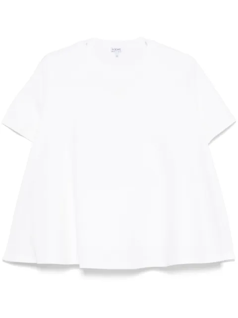 LOEWE Anagram-embroidered T-shirt White S540Y22X71