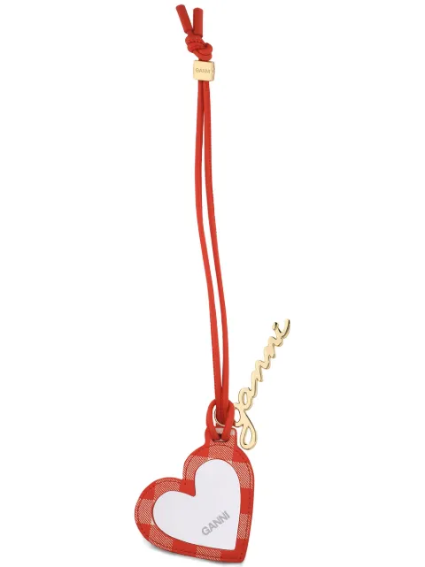 GANNI Bou Heart mirror Red A6764