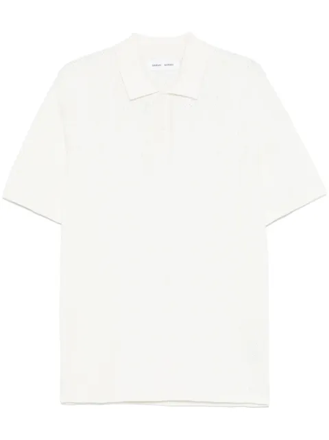 SAMSOE SAMSOE Safinn polo shirt Neutrals M25100010