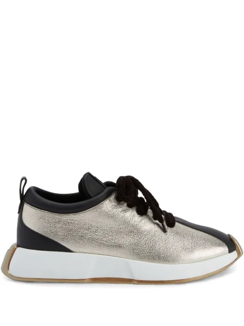 Giuseppe Zanotti Ferox lace-up low-top sneakers Gold RU10047K18