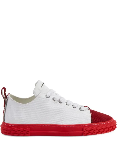 Giuseppe Zanotti Blabber panelled serrated-sole sneakers White RU00139K05