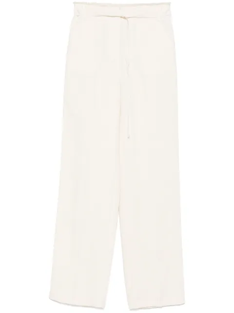Patrizia Pepe frayed trousers Neutrals 2P1659A052