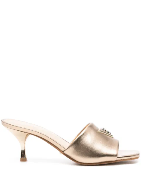 GUESS USA logo-plaque sandals Gold FLJLUSLEL03