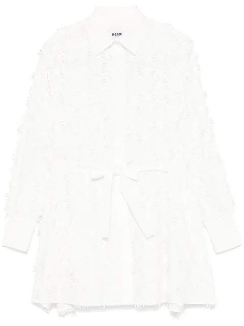 MSGM 3D-detail mini dress White 3841MDA39257121