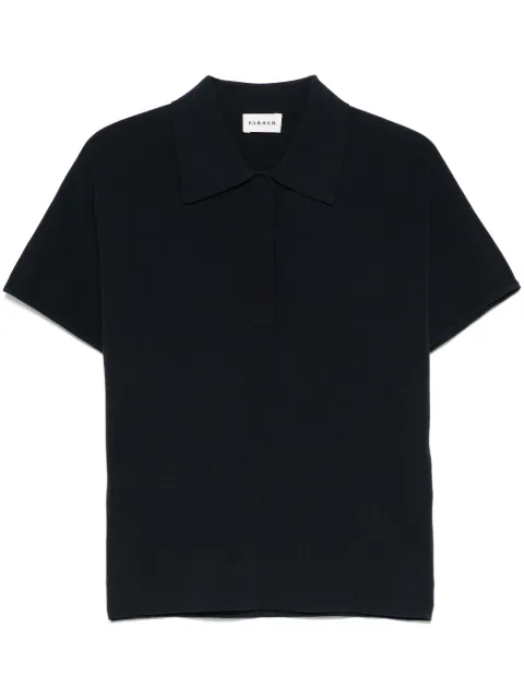 P.A.R.O.S.H. Cipria polo top Blue D540880CIPRIA25