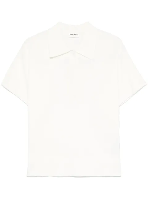 P.A.R.O.S.H. Cipria polo top White D540880CIPRIA25