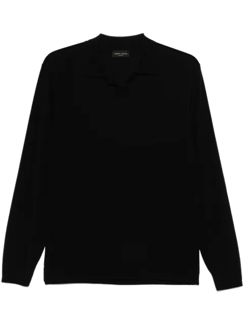 Roberto Collina merino-wool T-shirt Black RB03004