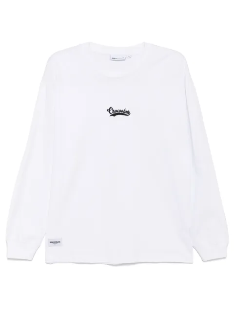 CHOCOOLATE logo-print T-shirt White LTC1088XS
