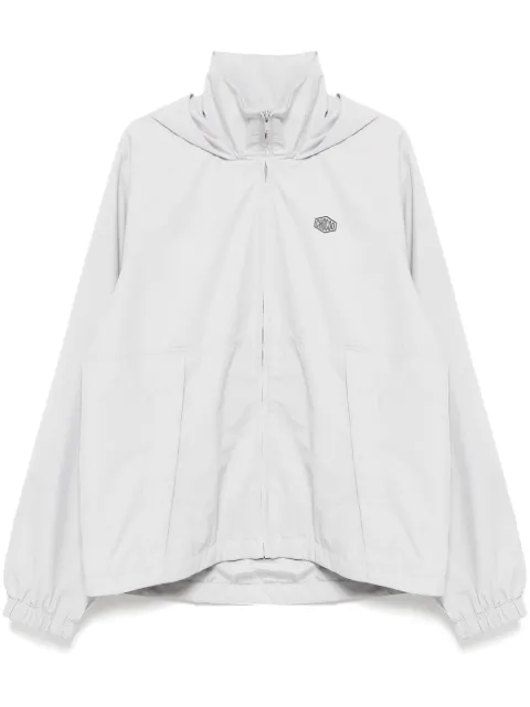 CHOCOOLATE logo-patch jacket Grey LJL7894XS