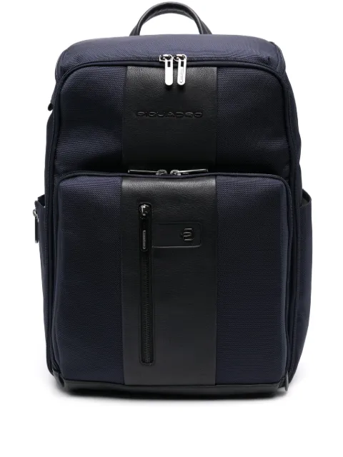 PIQUADRO canvas backpack Blue CA6648BR2