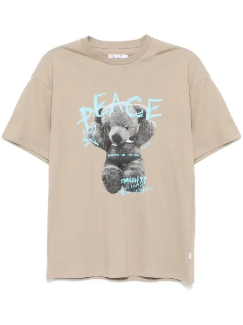 izzue graphic-print T-shirt Neutrals J1151S5