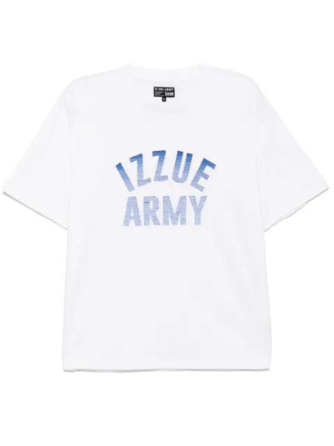 izzue logo-embrodiered T-shirt White R1184S5