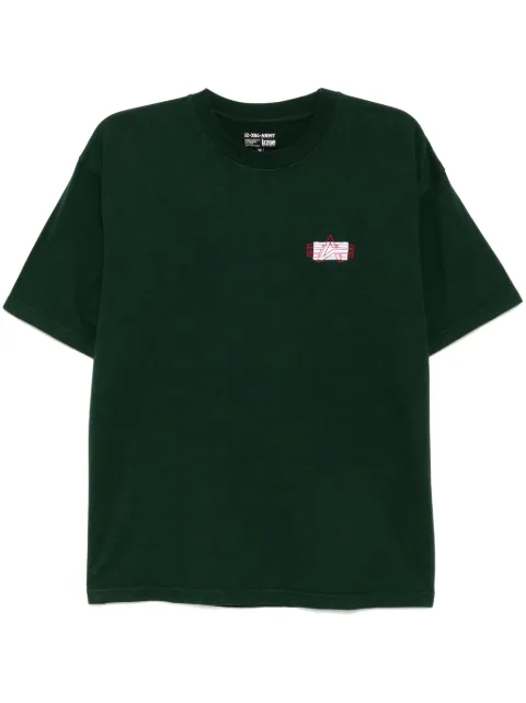 izzue embroidered logo t-shirt Green X1188S5
