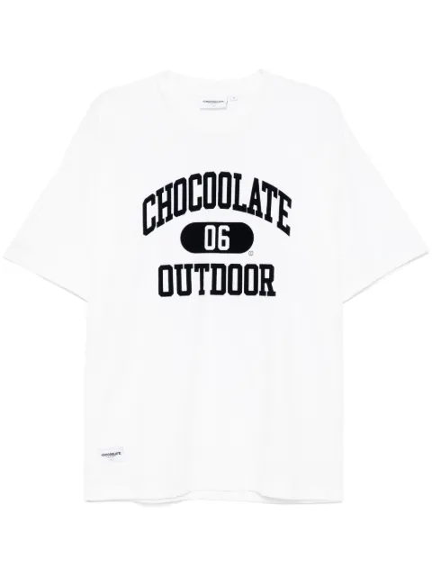 CHOCOOLATE logo-print T-shirt White TEC1053XS4