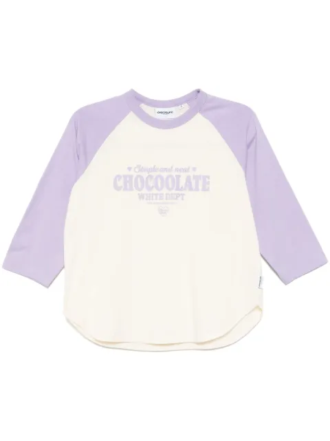 CHOCOOLATE logo-print T-shirt TEL1915XS