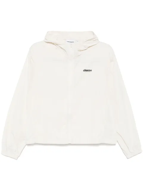 CHOCOOLATE logo-print jacket White LJL7900XS