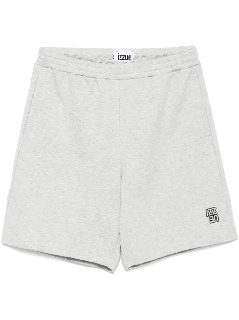izzue logo-embroidered shorts Grey N6701S5