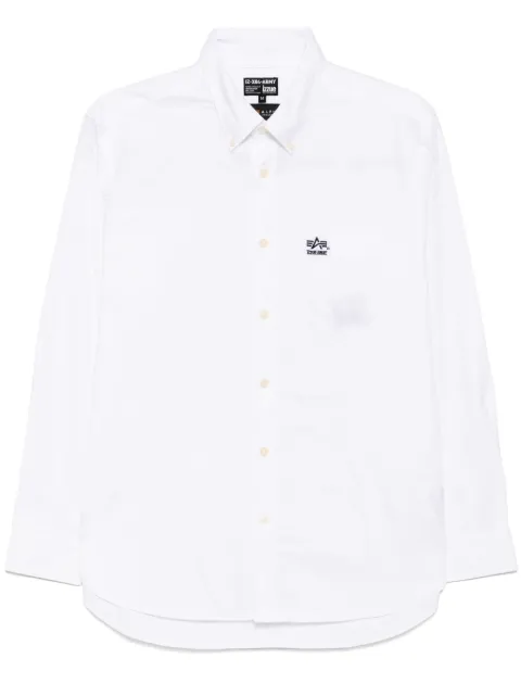 izzue logo-embroidered shirt White X8124S5