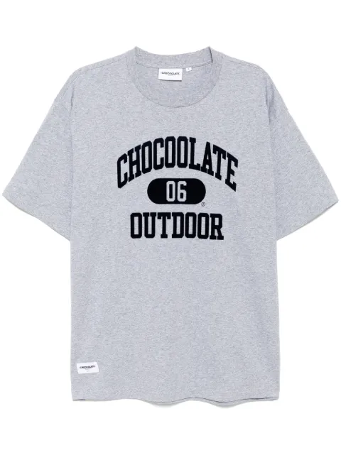 CHOCOOLATE logo-print T-shirt Grey TEC1053XS4