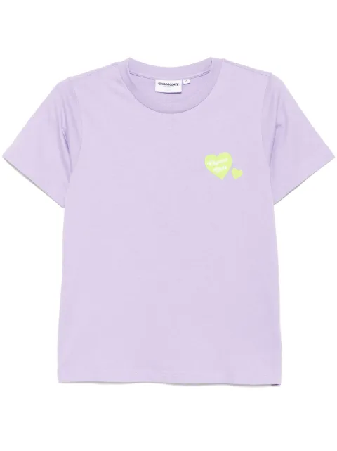 CHOCOOLATE logo-patch T-shirt Purple TEL1919XS