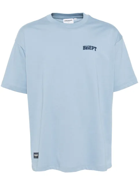 CHOCOOLATE logo-embroidered T-shirt Blue TEC1042XS4