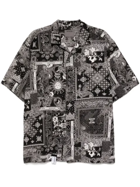 Musium Div. graphic-print shirt Black MMUSRM00714X